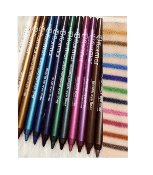 سرمه مدادی رنگی ضدآب فلورمار flormar