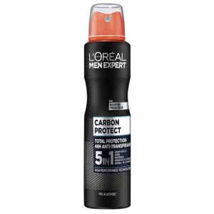 خرید اسپری ضد تعریق مردانه لورال سری Men Expert مدل Carbon Protect/فروشگاه نادیا بیوتی